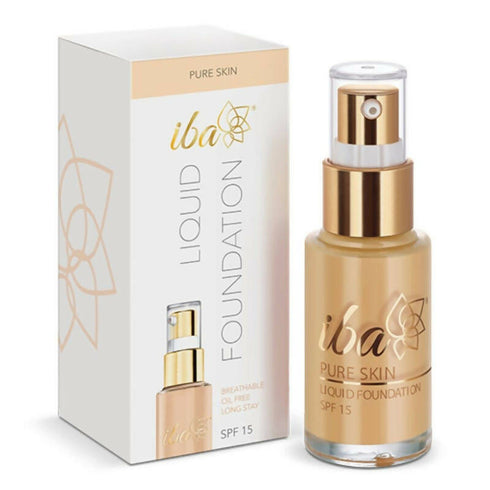 Iba Pure Skin Liquid Foundation SPF 15 Sun Beige